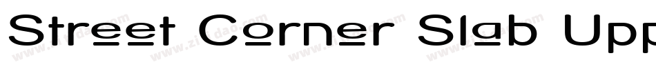 Street Corner Slab Upper字体转换